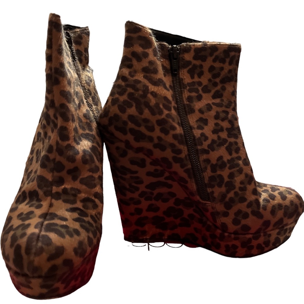 Leopard Booties
